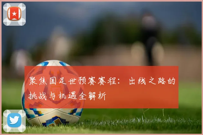 聚焦国足世预赛赛程:出线之路的挑战与机遇全解析